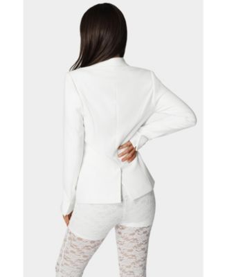 Tailored Lace Combo Blazer