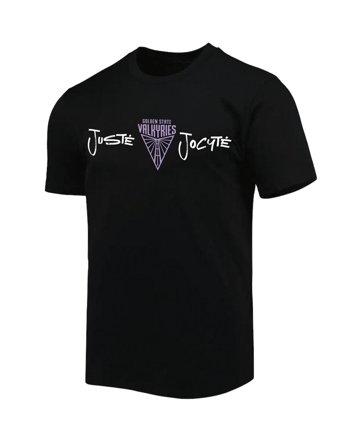 Round21 Men's And Women's Juste Jocyte Black Golden State Valkyries Name Number T-shirt In Black