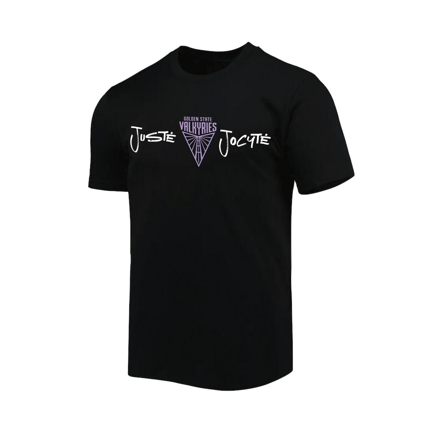 Men's and Women's Juste Jocyte Black Golden State Valkyries Name & Number T-Shirt