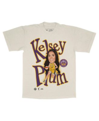 Playa Society - Men's and Women's Kelsey Plum Cream Los Angeles Sparks Sketch T-Shirt