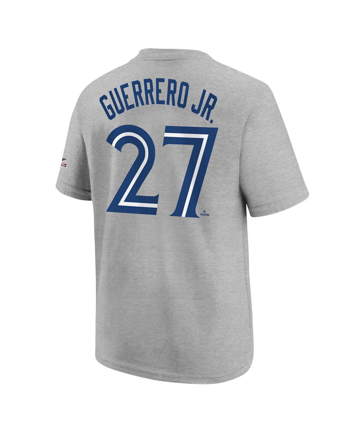 Nike Big Boys And Girls Vladimir Guerrero Jr. Heather Gray Toronto Blue Jays 2025 Mlb All-star Edition Na In White