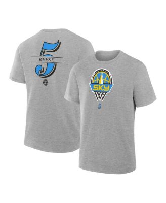 Fanatics - Men's Angel Reese Gray Chicago Sky In The Paint Name Number T-Shirt