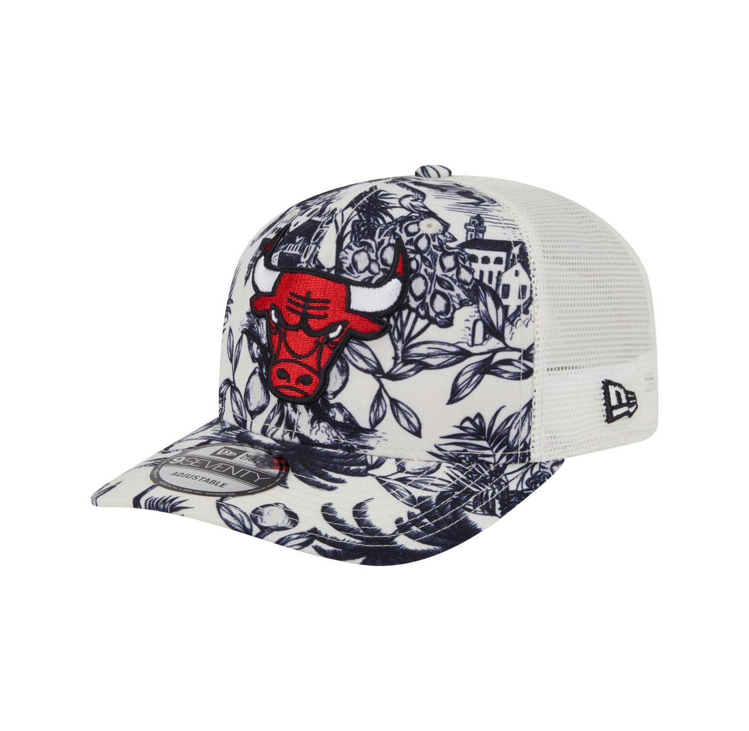 Men's White Chicago Bulls Lemon Tree 9SEVENTY Adjustable Hat