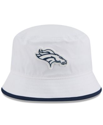 Men's White Denver Broncos 2025 NFL Training Camp Stretch Bucket Hat