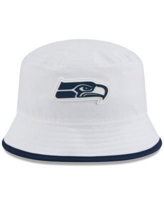 Men's White Seattle Seahawks 2025 NFL Training Camp Stretch Bucket Hat
