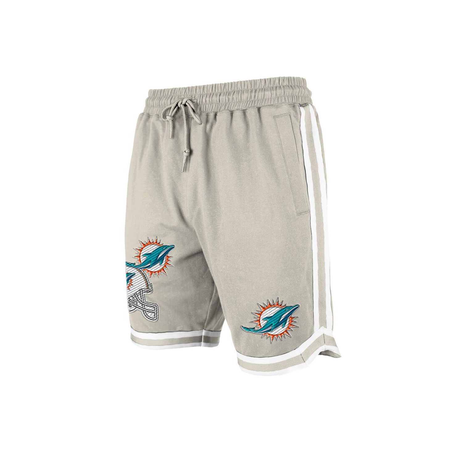 Men's Light Beige Miami Dolphins Stone Multi Patch Shorts