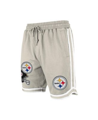 Men's Light Beige Pittsburgh Steelers Stone Multi Patch Shorts