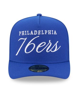 Men's Royal Philadelphia 76ers 2025 NBA Draft A-Frame 59FIFTY Fitted Hat