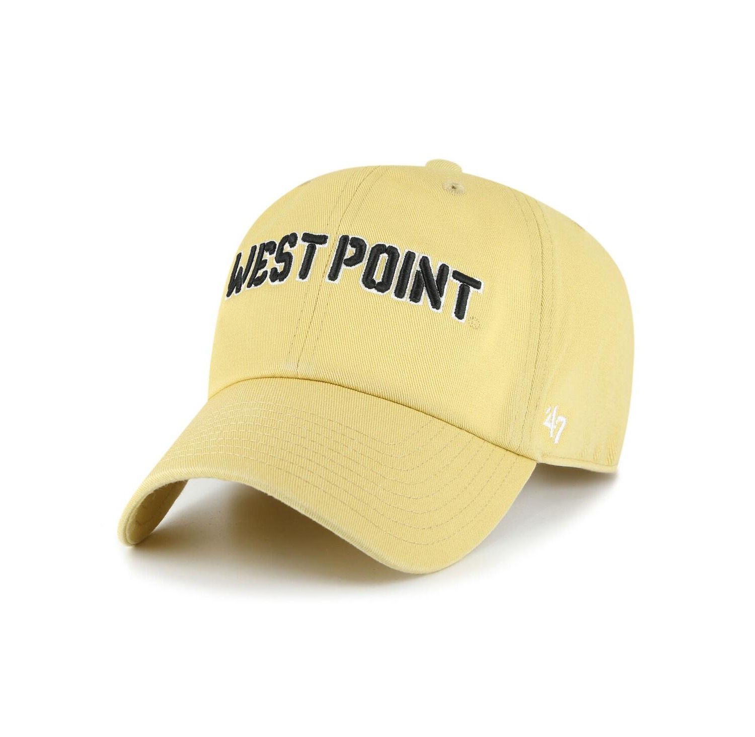 Men's Light Gold Army Black Knights Clean Up Adjustable Hat