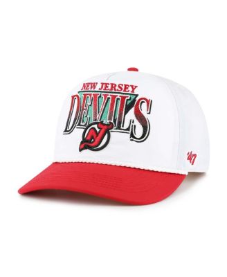 '47 Brand - Men's White/Red New Jersey Devils Tribute Hitch Adjustable Hat