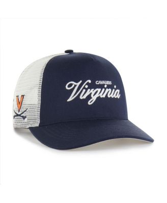'47 Brand - Men's and Women's Navy Virginia Cavaliers Contemporary Basics Foundation Trucker Hitch Adjustable Hat