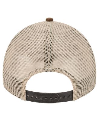 Men's Dark Brown Florida Marlins Vintage Landscape 9TWENTY A-Frame Adjustable Trucker Hat