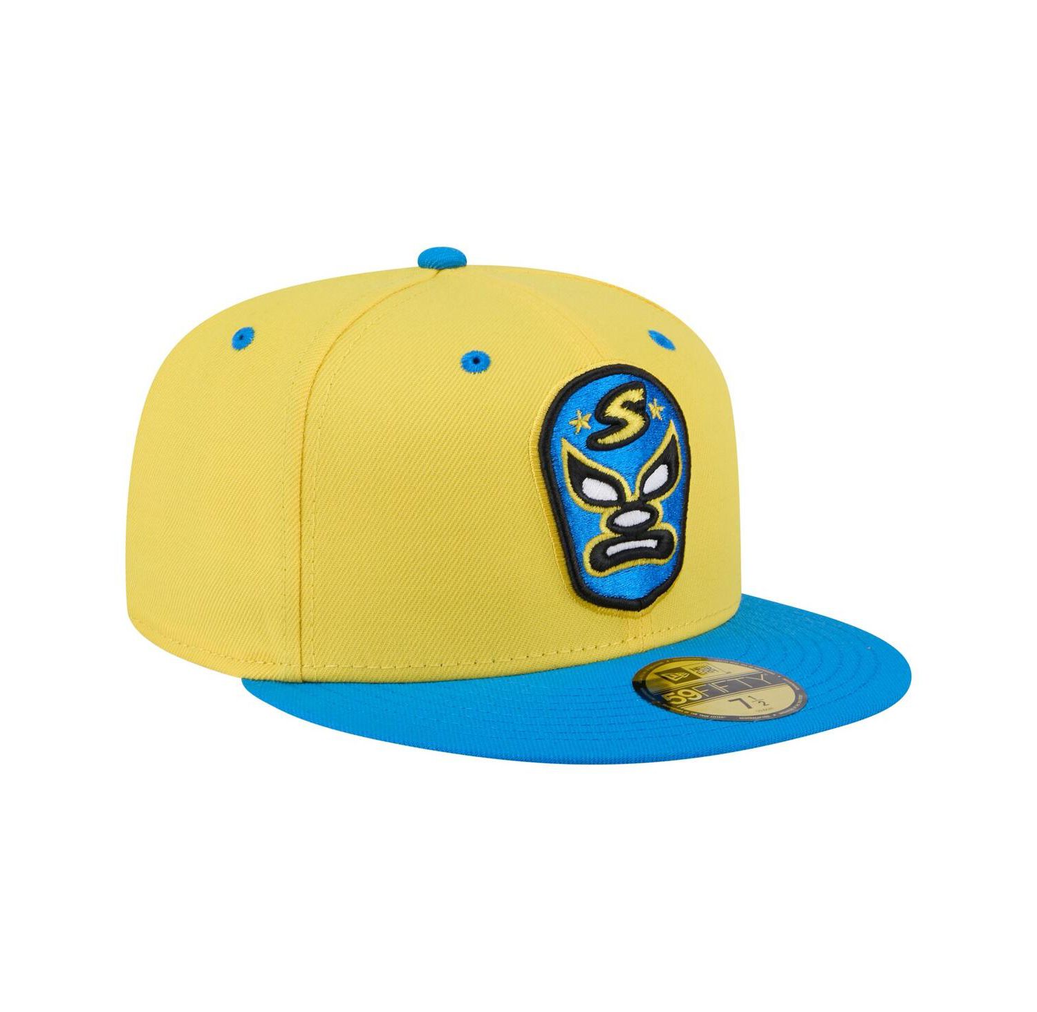 Men's Yellow/Blue Sacramento River Cats Copa de la Diversion 59FIFTY Fitted Hat