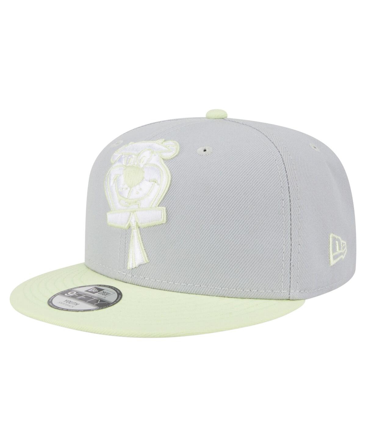 New Era Big Boys And Girlsâ Gray The Yogi Bear Show 9fifty Snapback Hat In Gray