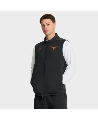 Nike - Men's Black Texas Longhorns Primetime&nbsp;Victory Performance Full-Zip Vest