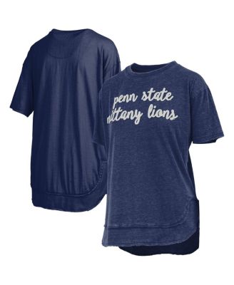 Pressbox - Women's&nbsp;Navy Penn State Nittany Lions Poncho T-Shirt