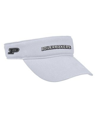 Men's White Purdue Boilermakers 2025 On-Field Ace Performance Adjustable Visor