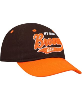 Baby Boys and Girls Brown/Orange Cleveland Browns My First Tail Sweep Slouch Flex&nbsp;Hat