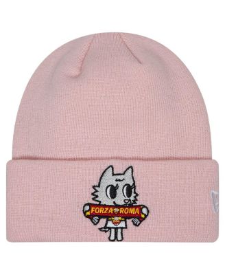 New Era - Big Boys and Girls Pink AS Roma Romina Cuffed Knit Hat