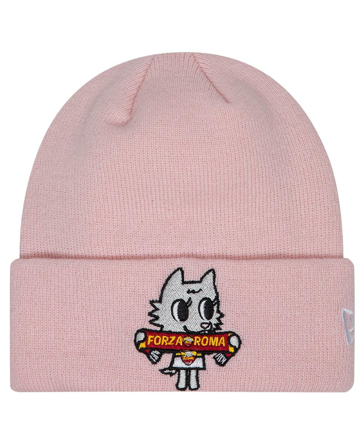 New Era Big Boys And Girls Pink As Roma Romina Cuffed Knit Hat In Pink