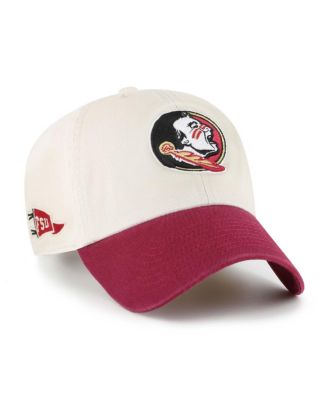 '47 Brand - Men's Cream Florida State Seminoles Grand Stand clean up Adjustable Hat