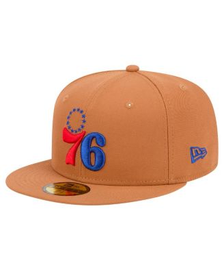 Men's Tan Philadelphia 76ers Color Pack 59FIFTY Fitted Hat