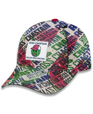 Trackhouse Racing Team Collection - Men's White Ross Chastain Sublimated Melon Man Adjustable Hat