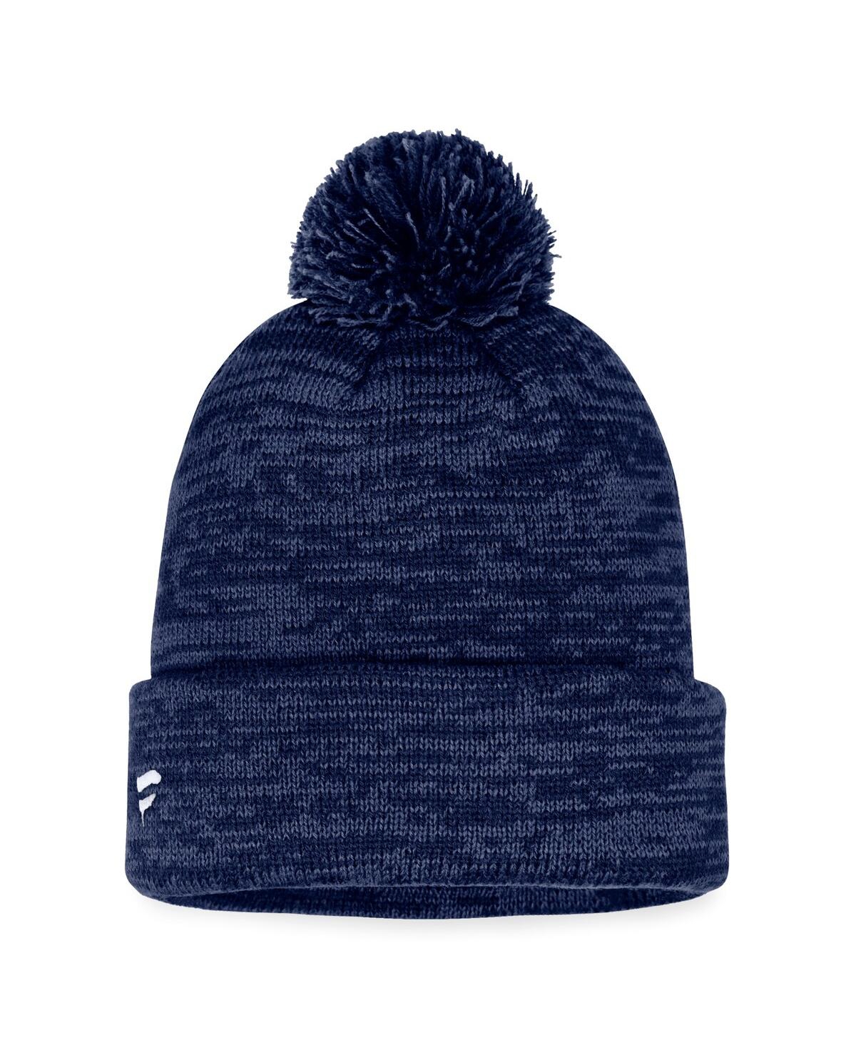 Fanatics Men's Navy Washington Capitals Fundamental Cuffed Knit Pom with Hat