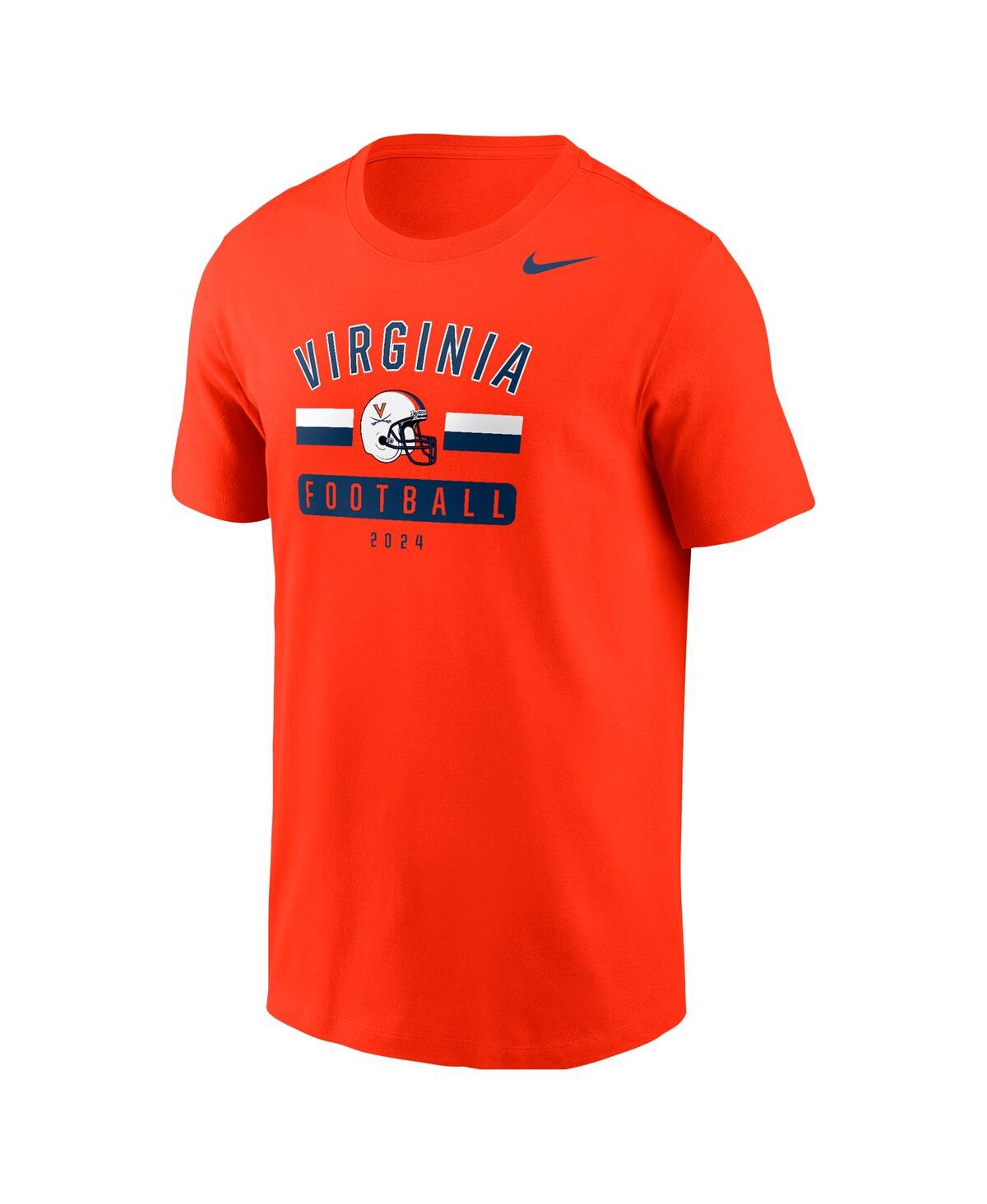 Nike Orange Virginia Cavaliers 2024 Football Fan T-shirt In Red