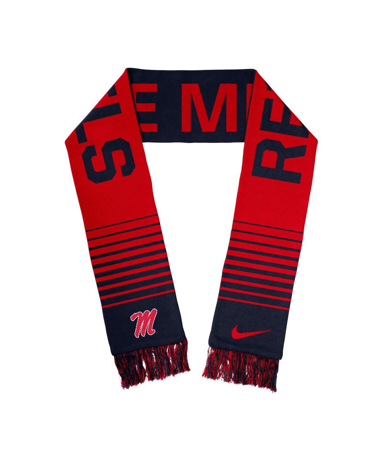 Nike Ole Miss Rebels Space Force Rivalry Scarf In Blue
