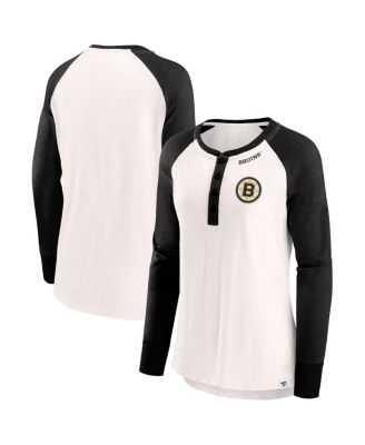 Fanatics - Women's White Boston Bruins True Classics Rigorous Long Sleeve T-Shirt