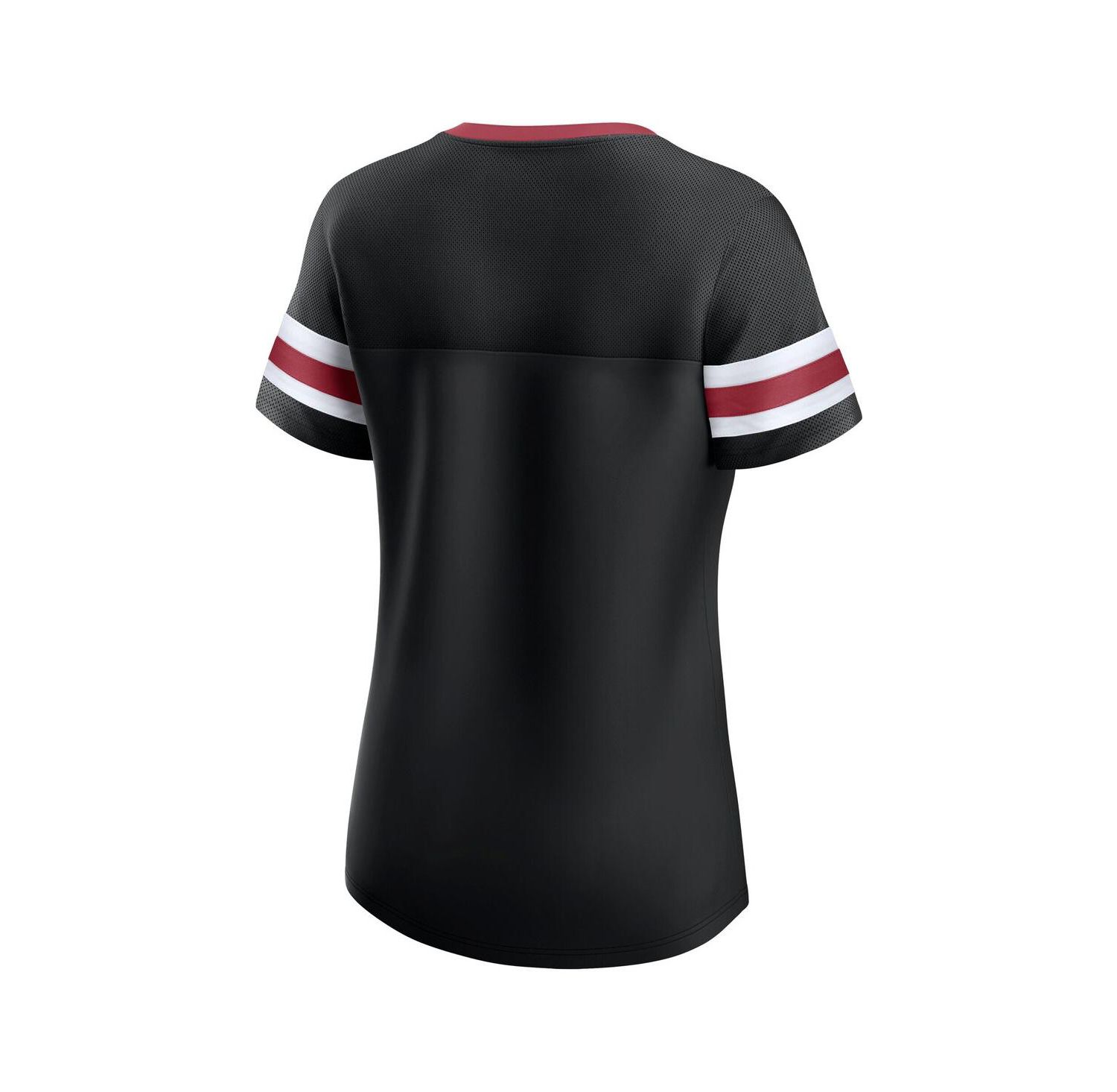 Women's Black Arizona Cardinals Original State Lace-Up T-Shirt