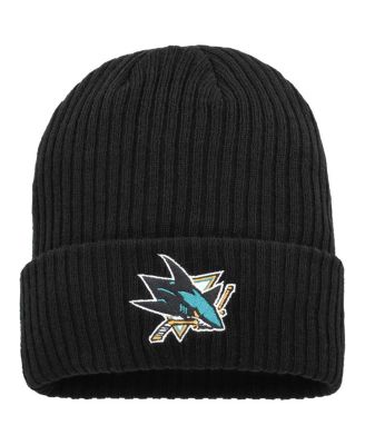 Fanatics - Men's Black San Jose Sharks Logo Cuffed Knit Hat