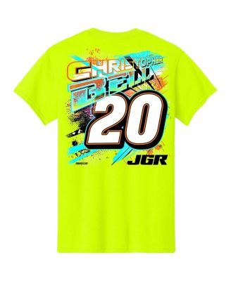 Big Boys and Girls Neon Green Christopher Bell Name Number T-Shirt