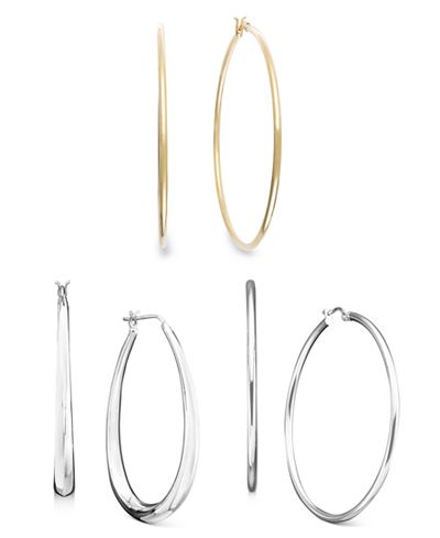 Giani Bernini Classic Hoop Earring Collection, Only at Macy's