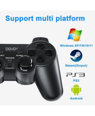 Wireless PC Gaming Controller with Dual Vibration – 2.4G Steam Gamepad for Windows & Steam, High-Performance Joystick