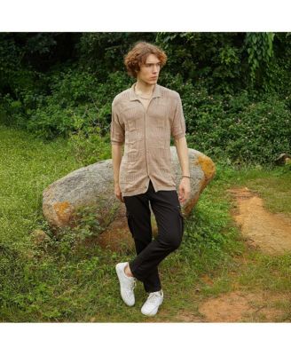 Men's Patch-Knit Shirt