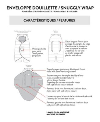 Baby Unisex Snugly Baby Wrap Designed for Car Seat and Stroller Chanterelle - Baby