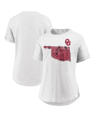 Fanatics - Women's&nbsp; White Oklahoma Sooners True Classics Hometown Tacked Sleeve T-Shirt