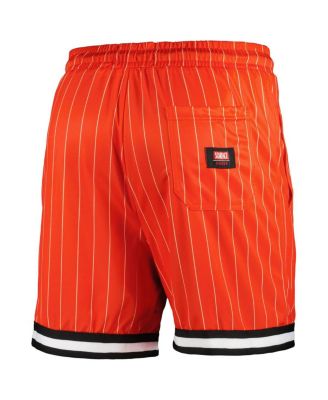 Men's and Women's Orange Scarface Pinstripe Shorts