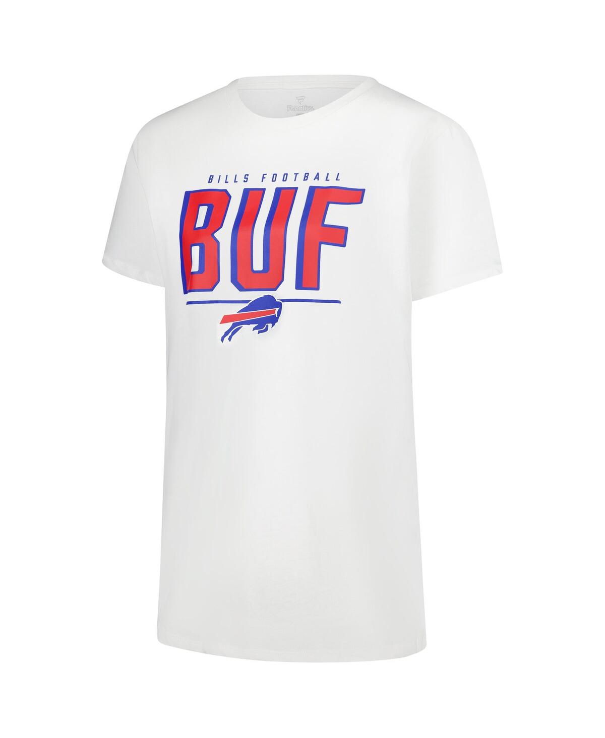 Fanatics Women's White Buffalo Bills Cheerleader T-shirt In White