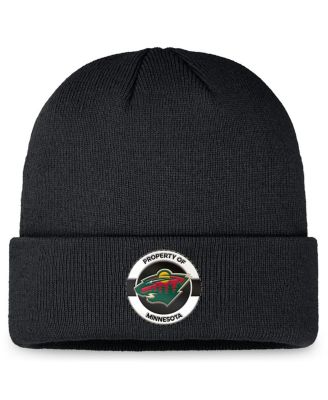 Fanatics - Men's Black Minnesota Wild Authentic Pro Training Camp Cuffed Knit Hat