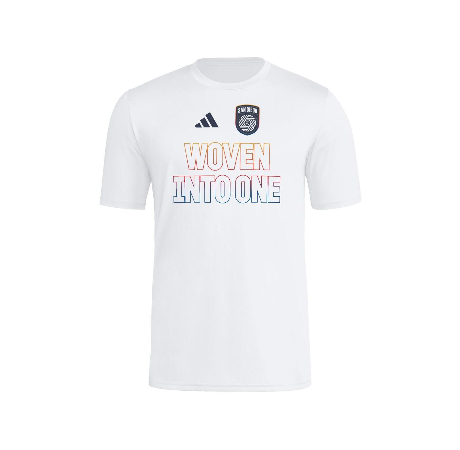 Men's White San Diego FC 2025 Jersey Hook AEROREADY T-Shirt