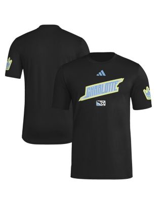 adidas - Men's Black Charlotte FC 2025 Archive Collection Jersey Hook T-Shirt