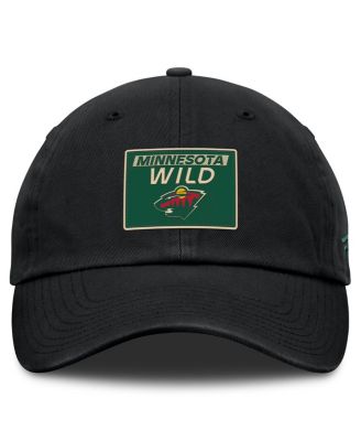 Men's Black Minnesota Wild Authentic Pro Prime Adjustable Hat