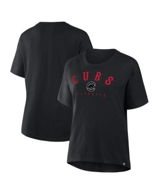 Fanatics - Women's Black Chicago Cubs Home Run Legacy T-Shirt