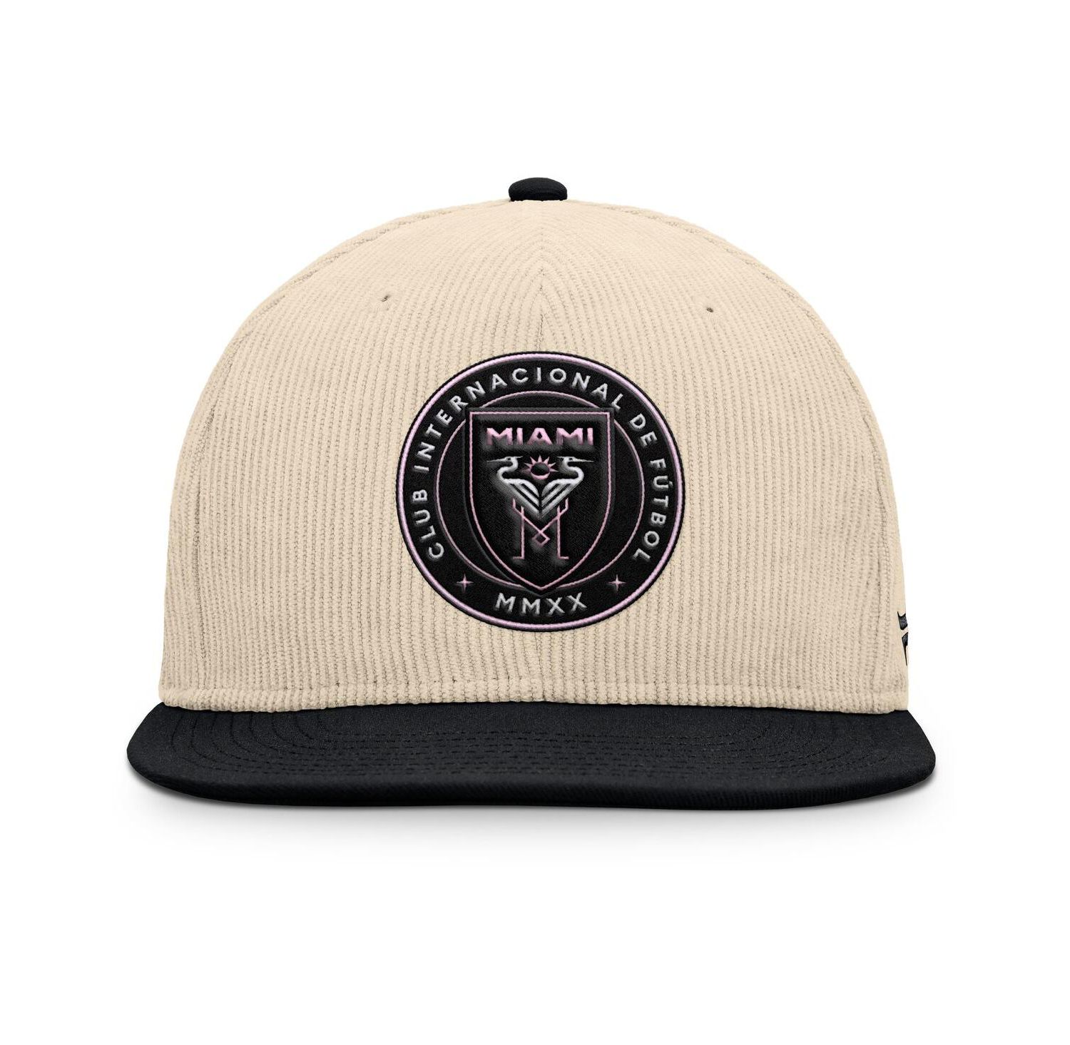 Men's Cream Inter Miami CF Tempo Corduroy Snapback Hat