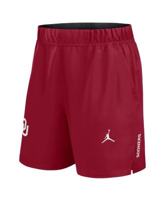 Men's Crimson Oklahoma Sooners Primetime Woven Victory Performance Shorts