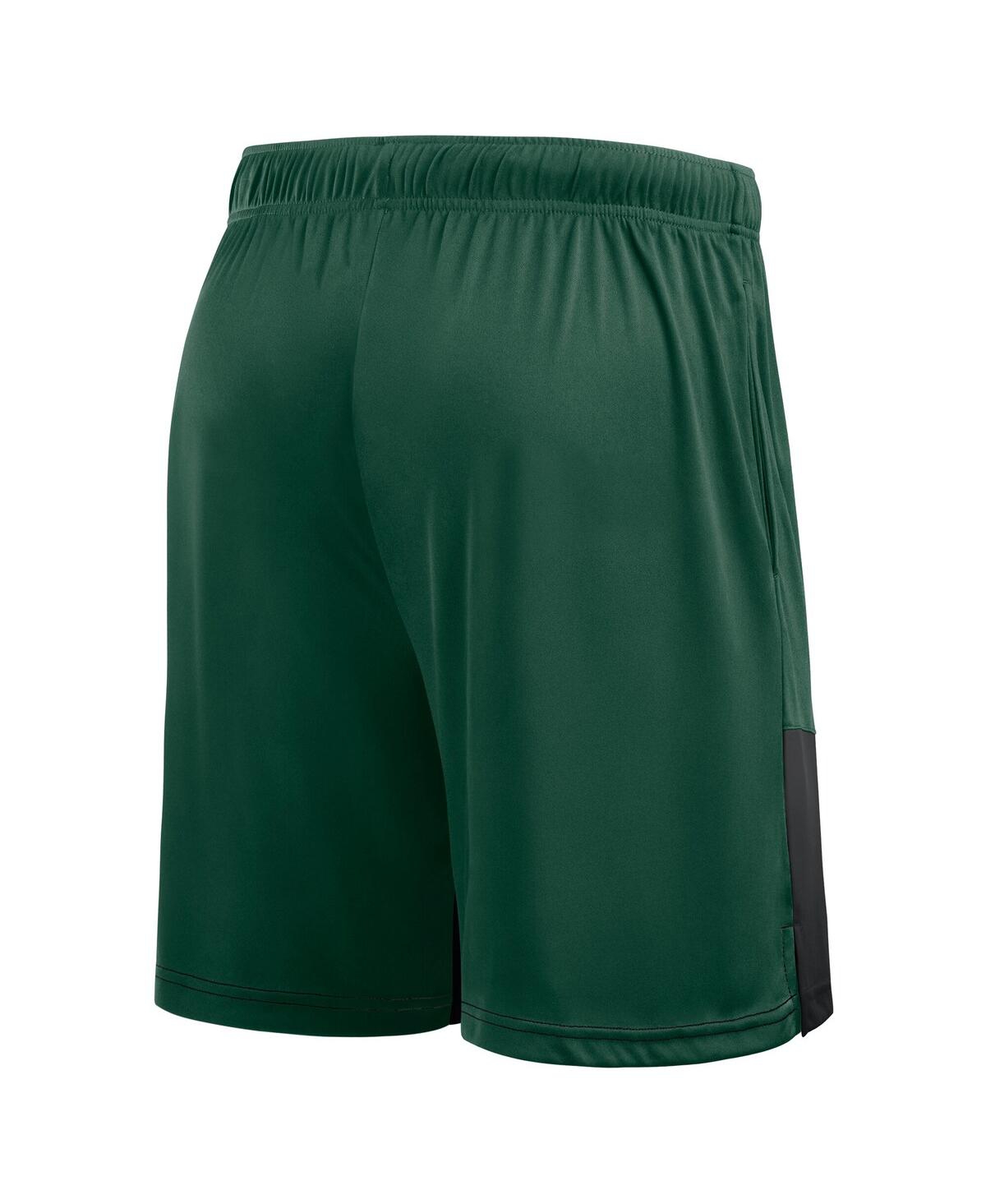 Logo Athletic Men's Hunter Green Milwaukee Bucks Best Of The Best Shorts In Green