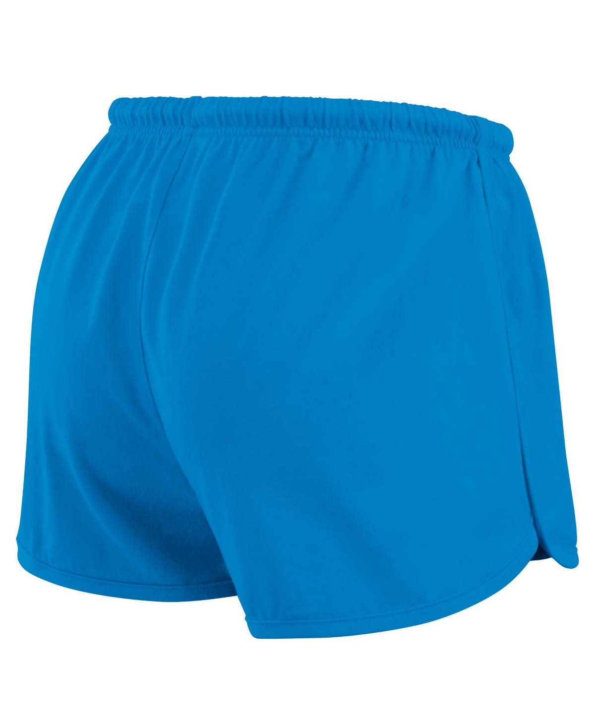 Wear By Erin Andrews Women's 2-piece Blue Detroit Lions Heavy Rugby Jersey Long Sleeve T-shirt And Shorts Lounge Set In Blue